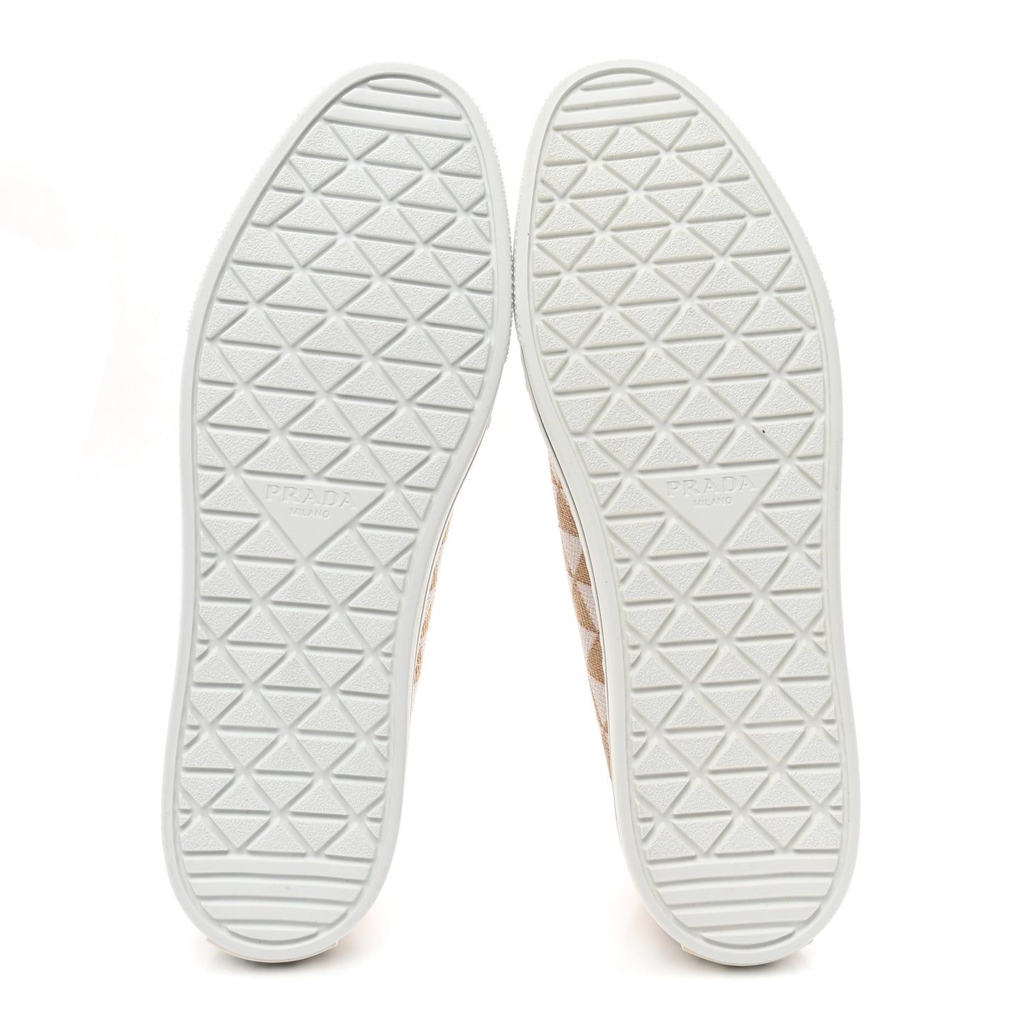Jacquard Trianglolo Symbole Embroidered Metal Triangle Logo Slip On Sneakers 38 Corda Talco