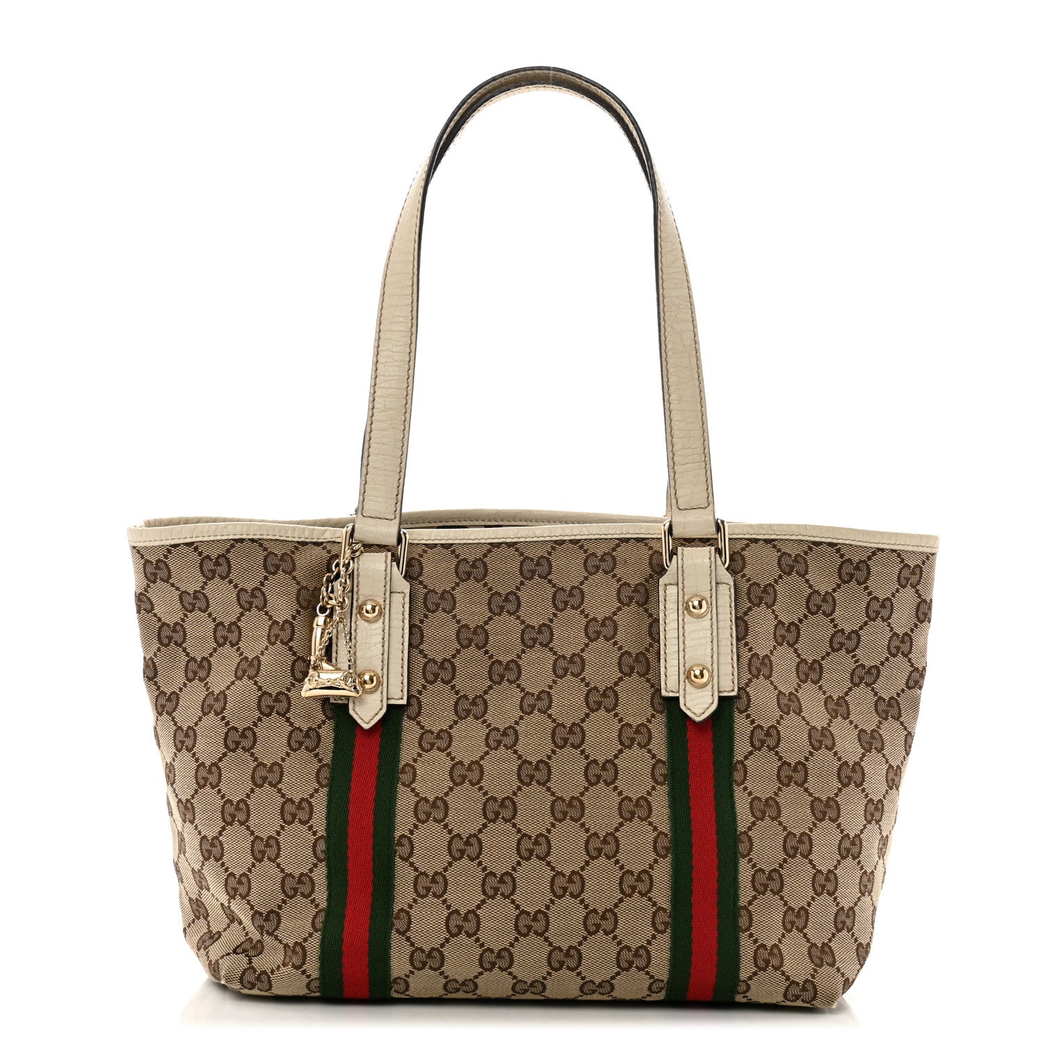 Gucci Monogram Medium Jolicoeur Tote White 1 of 17