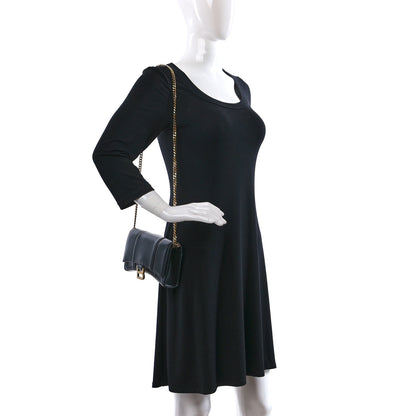 Balenciaga Shiny Box Calfskin Hourglass Chain Bag Black 2 of 10