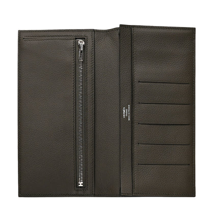 Hermes Evercolor Citizen Twill Long Wallet Vert De Gris 5 of 7