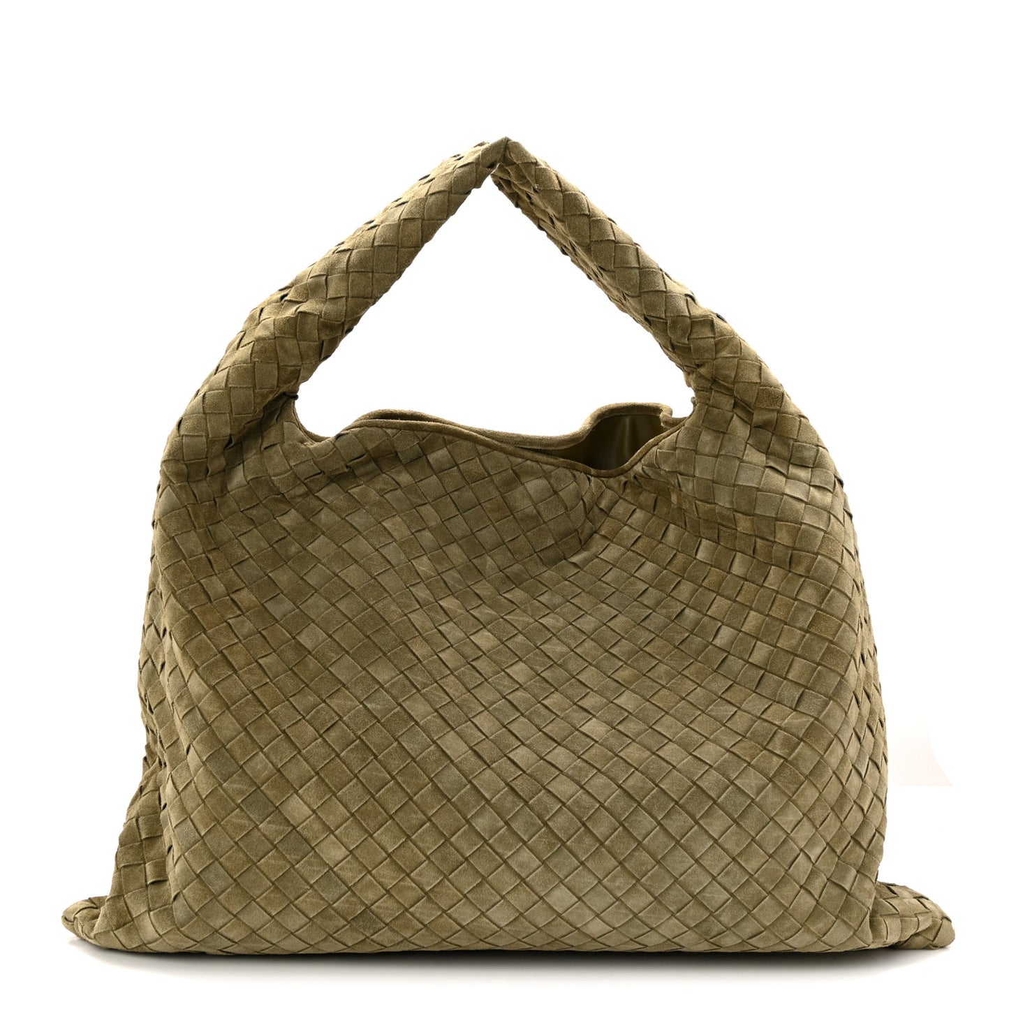 Suede Intrecciato Large Hop Mud