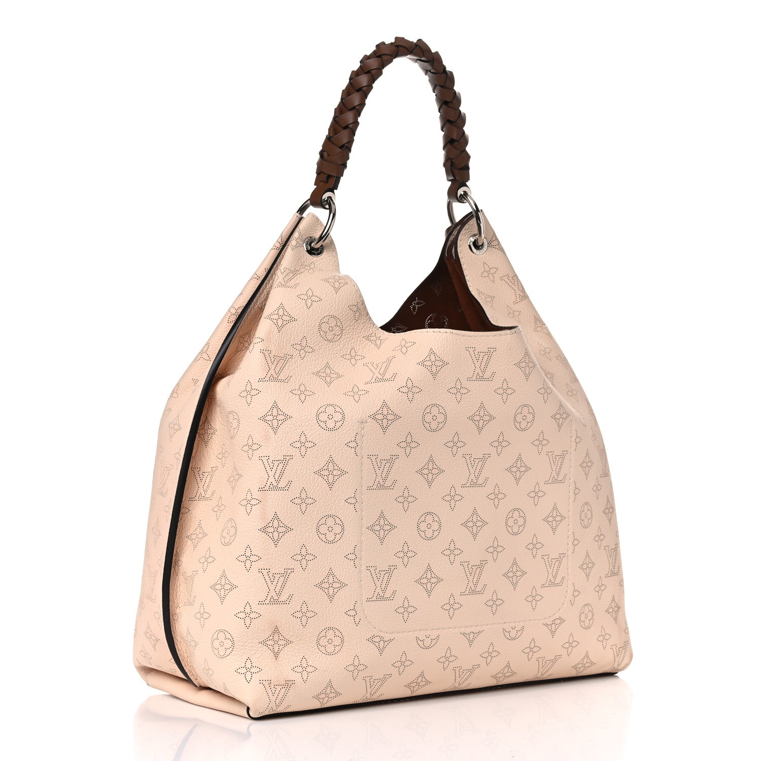 Louis Vuitton Mahina Carmel Hobo Creme 3 of 9