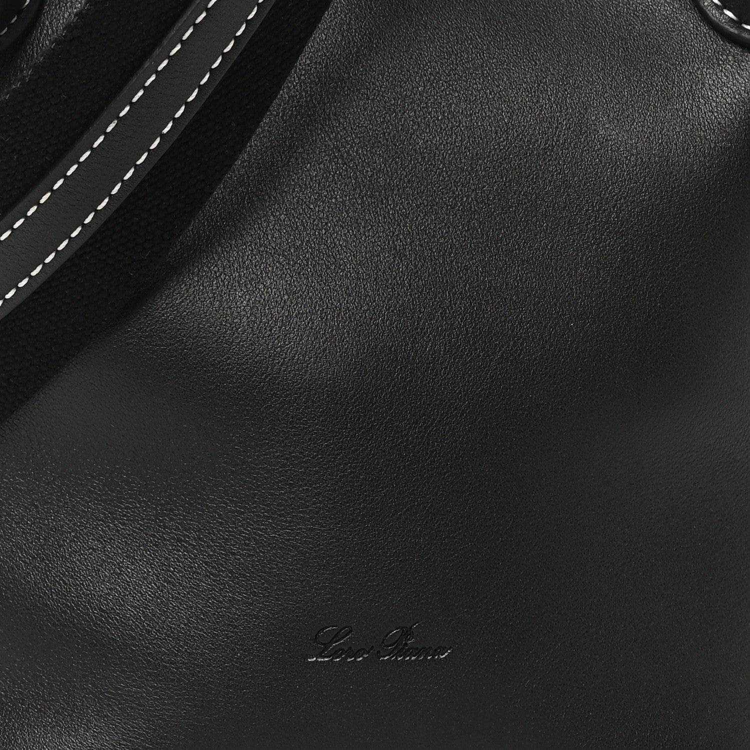 Loro Piana Smooth Calfskin Micro Bale Bag Black 7 of 9