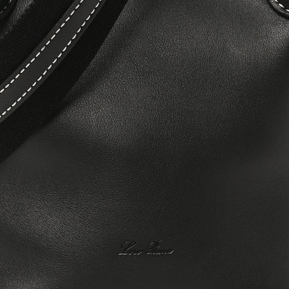 Loro Piana Smooth Calfskin Micro Bale Bag Black 7 of 9