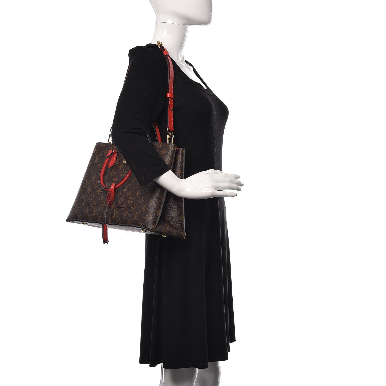 Louis Vuitton Monogram Flower Tote Coquelicot 3 of 9