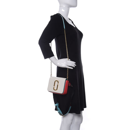 Marc Jacobs Saffiano Hip Shot Convertible Crossbody Bag Porcelain Multi 2 of 11