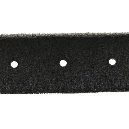 Gucci Cuoio Toscano Nickel Double G 30mm Belt 70 28 Black 6 of 7