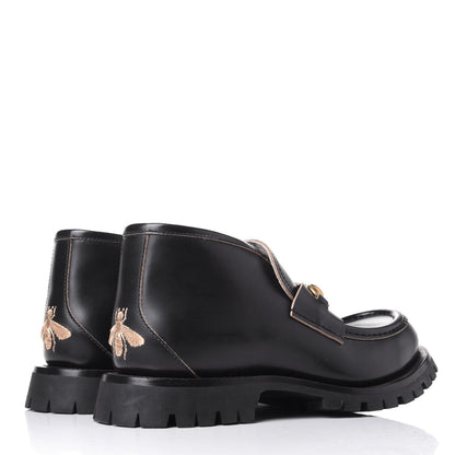 Gucci Cordovan Lux Mens Harald Horsebit Ankle Boots 8.5 Black 4 of 12