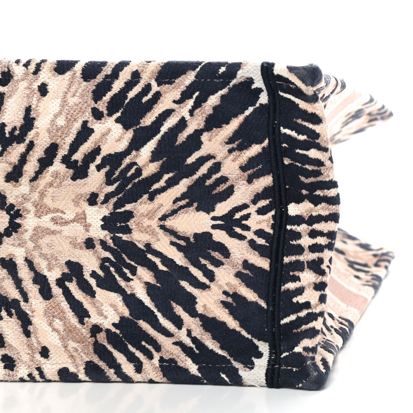 Canvas Embroidered Tie Dye Large Book Tote Multicolor