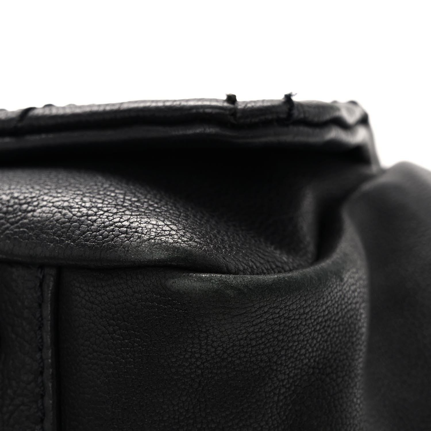 Chanel Calfskin Diamond Stitch Accordion Flap Black 11 of 14