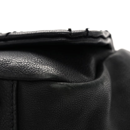 Chanel Calfskin Diamond Stitch Accordion Flap Black 11 of 14