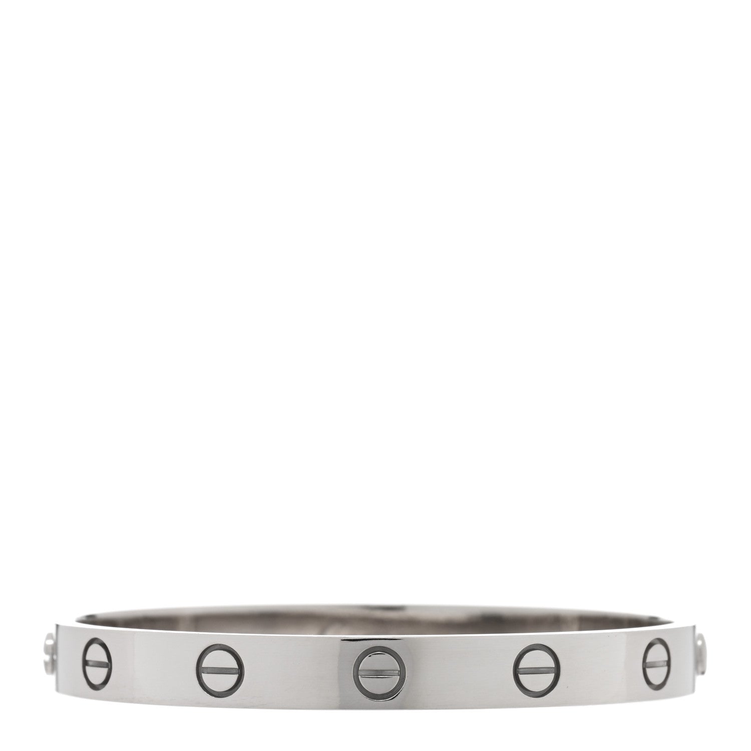 Cartier 18K White Gold LOVE Bracelet 16 1 of 7