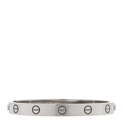 Cartier 18K White Gold LOVE Bracelet 16 1 of 7