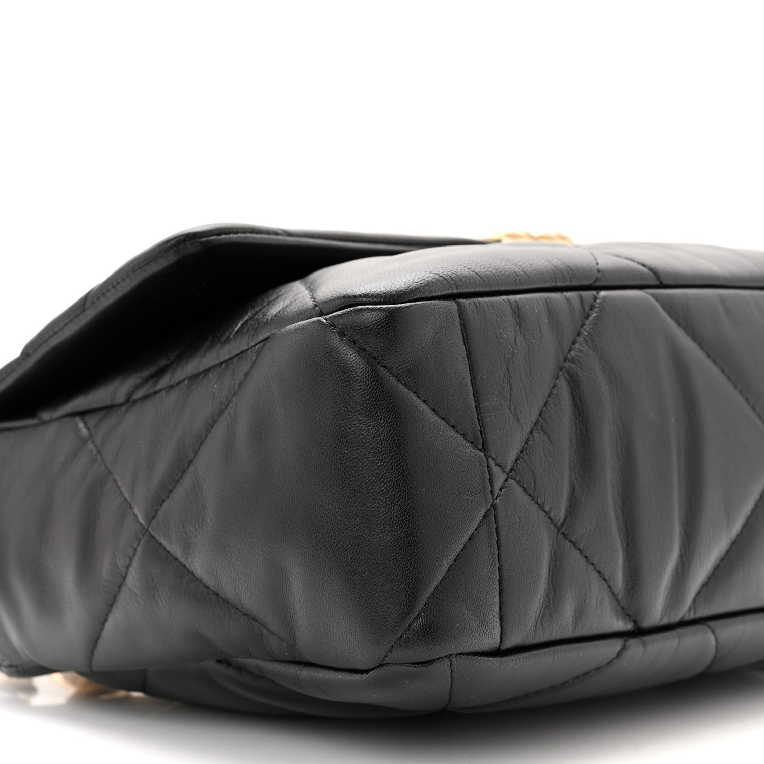 Chanel Lambskin Quilted Large Chanel 19 Flap Black 9 of 11