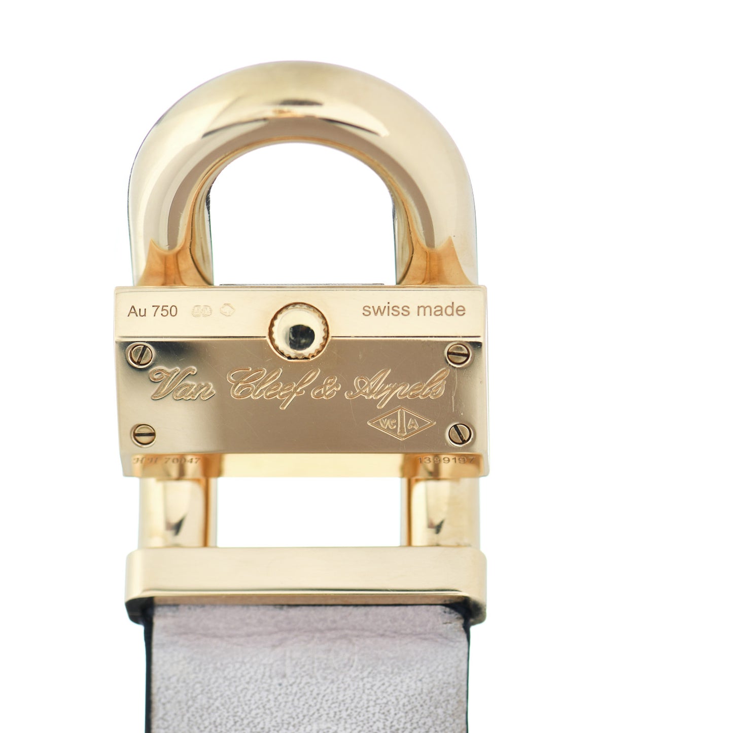 18K Yellow Gold Alligator 26mm Cadenas Quartz Watch