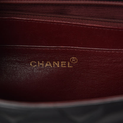 Chanel Lambskin Quilted XL Jumbo Single Flap Black 6 of 17