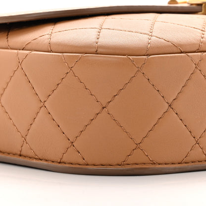 Chanel Calfskin Quilted Multi Pouching Flap And Coin Purse Beige 10 of 18