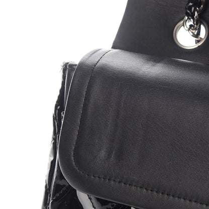 Chanel Patent Quilted Medium Double Flap Black 12 of 12