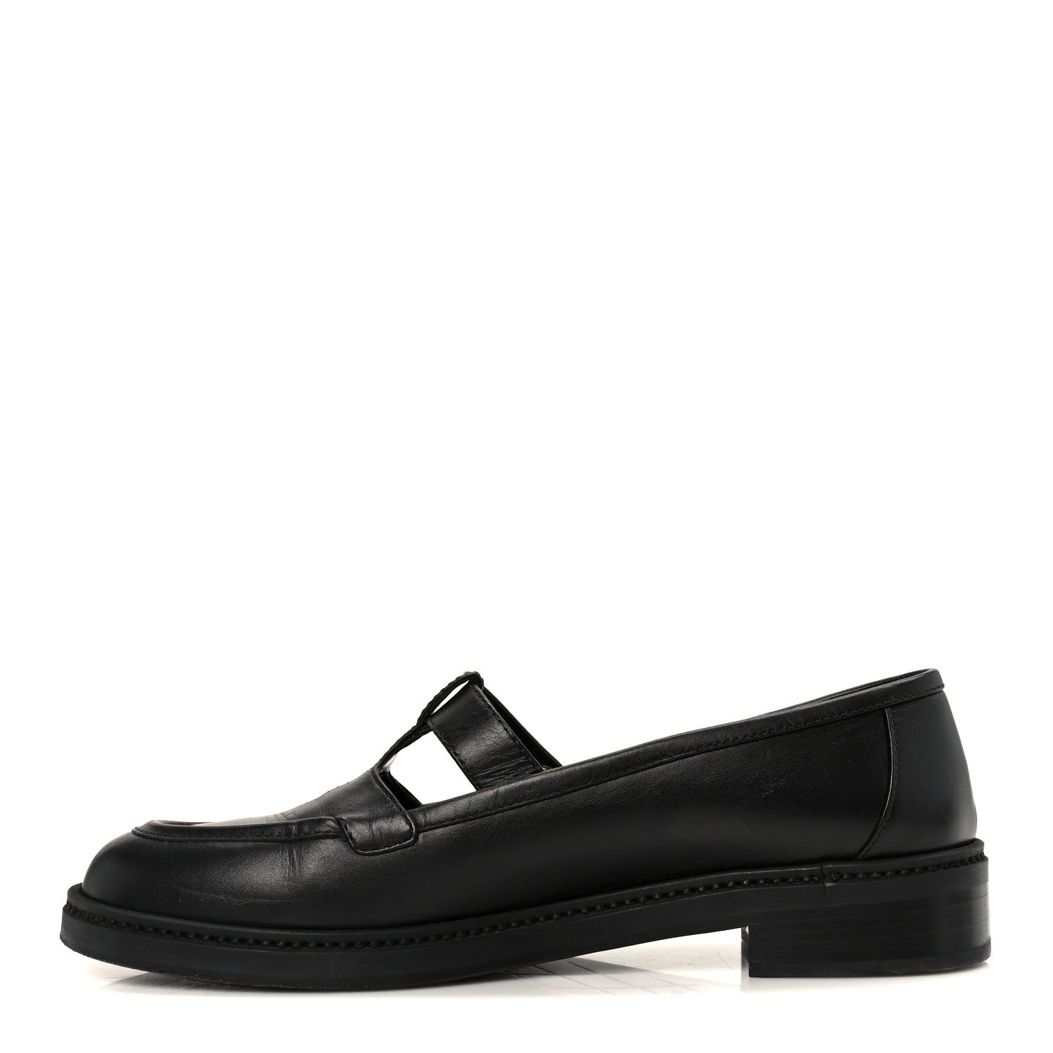 Chanel Calfskin CC Turnlock Moccasins 40 Black 1 of 11