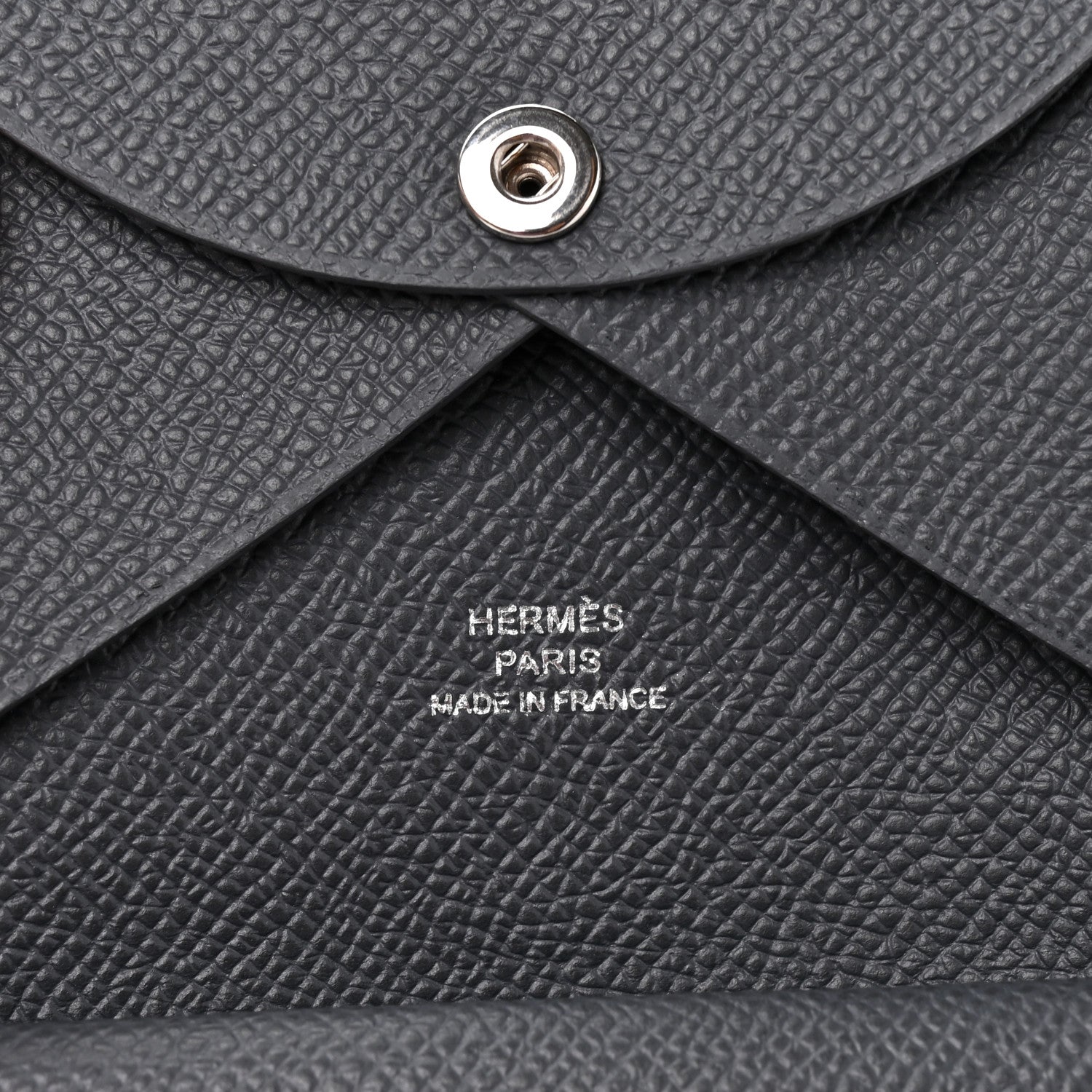 Hermes Epsom Calvi Duo Card Case Ardoise 7 of 9