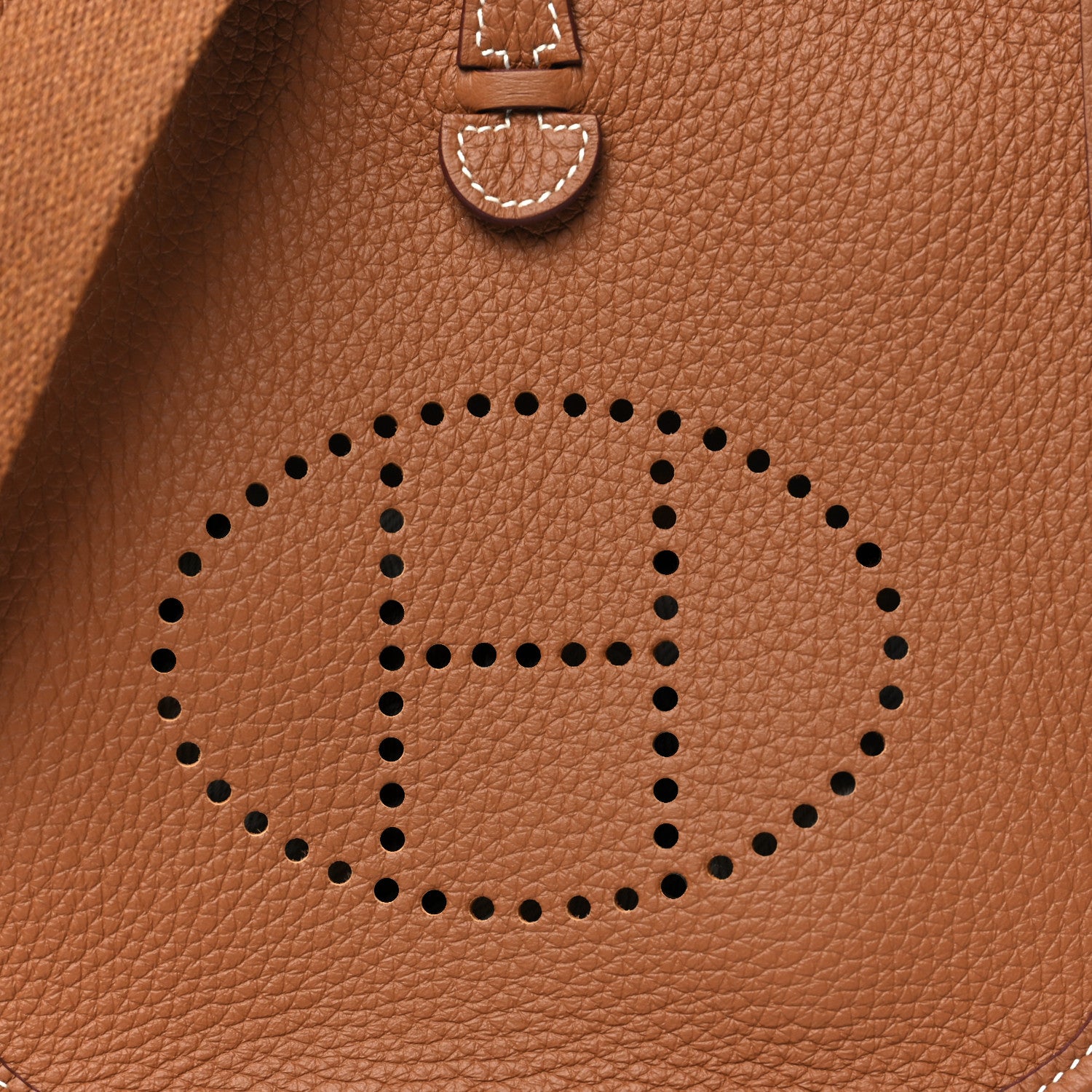 Hermes Taurillon Clemence Evelyne TPM Gold 7 of 9