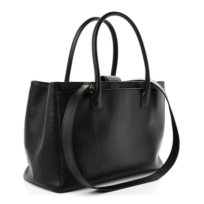 Chanel Calfskin Cerf Executive Shopper Tote Black 3 of 10