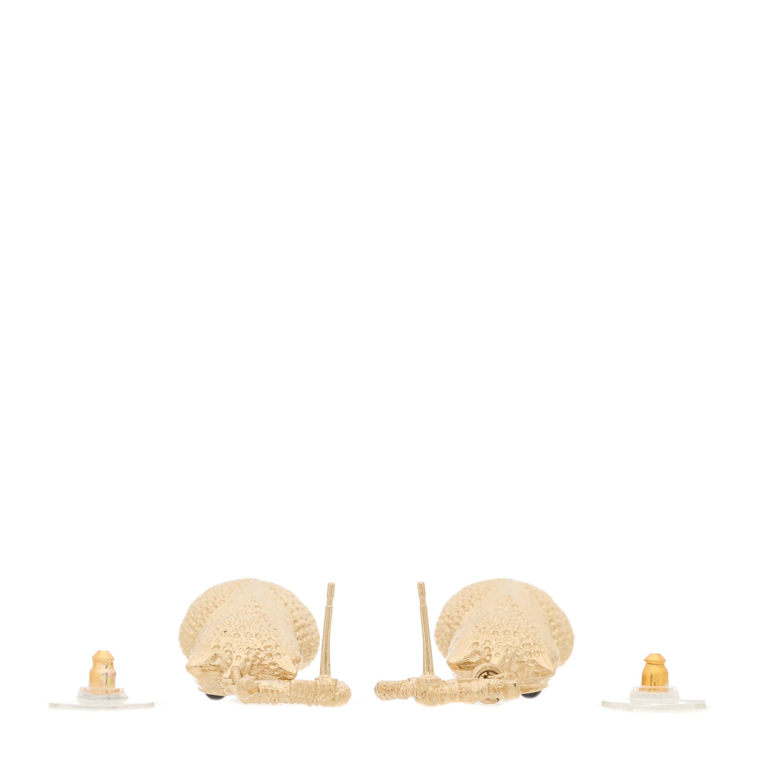 Chanel Resin Pearl CC Owl Earring Gold Black 3 of 3