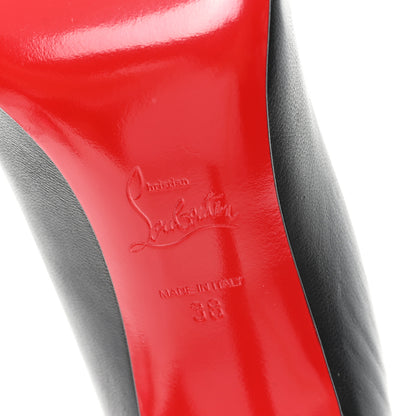 Christian Louboutin Shiny Nappa Pigalle Follies 85 Pumps 38 Black 7 of 10