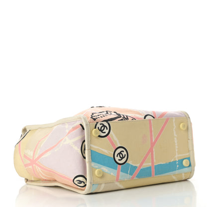 Chanel Canvas Printed Eiffel Tower Shoulder Bag 4 of 18