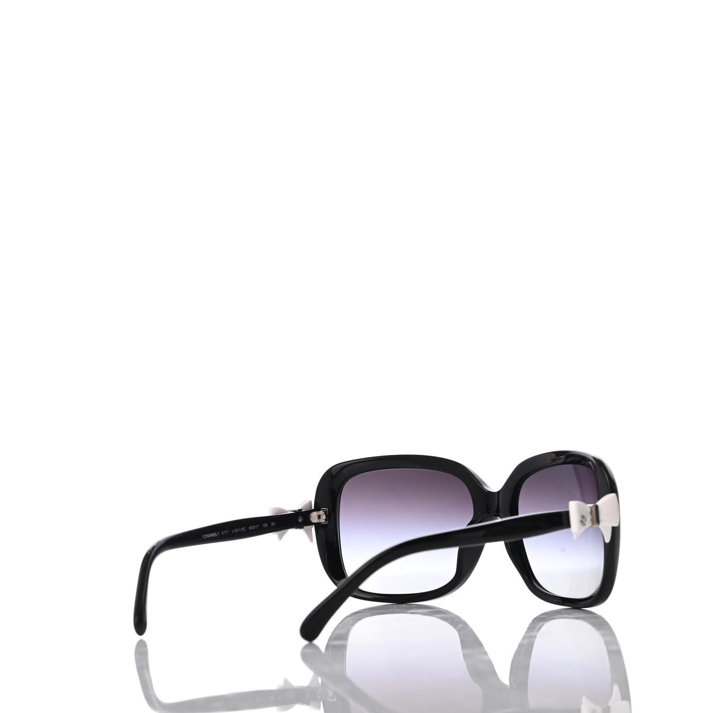 CC Bow Sunglasses 5171 Black White