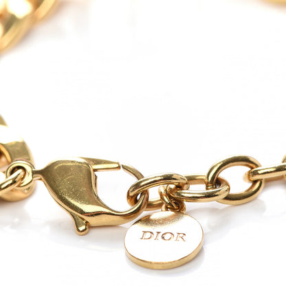 Christian Dior Metal Danseuse Etoile Chain Bracelet Gold 4 of 5
