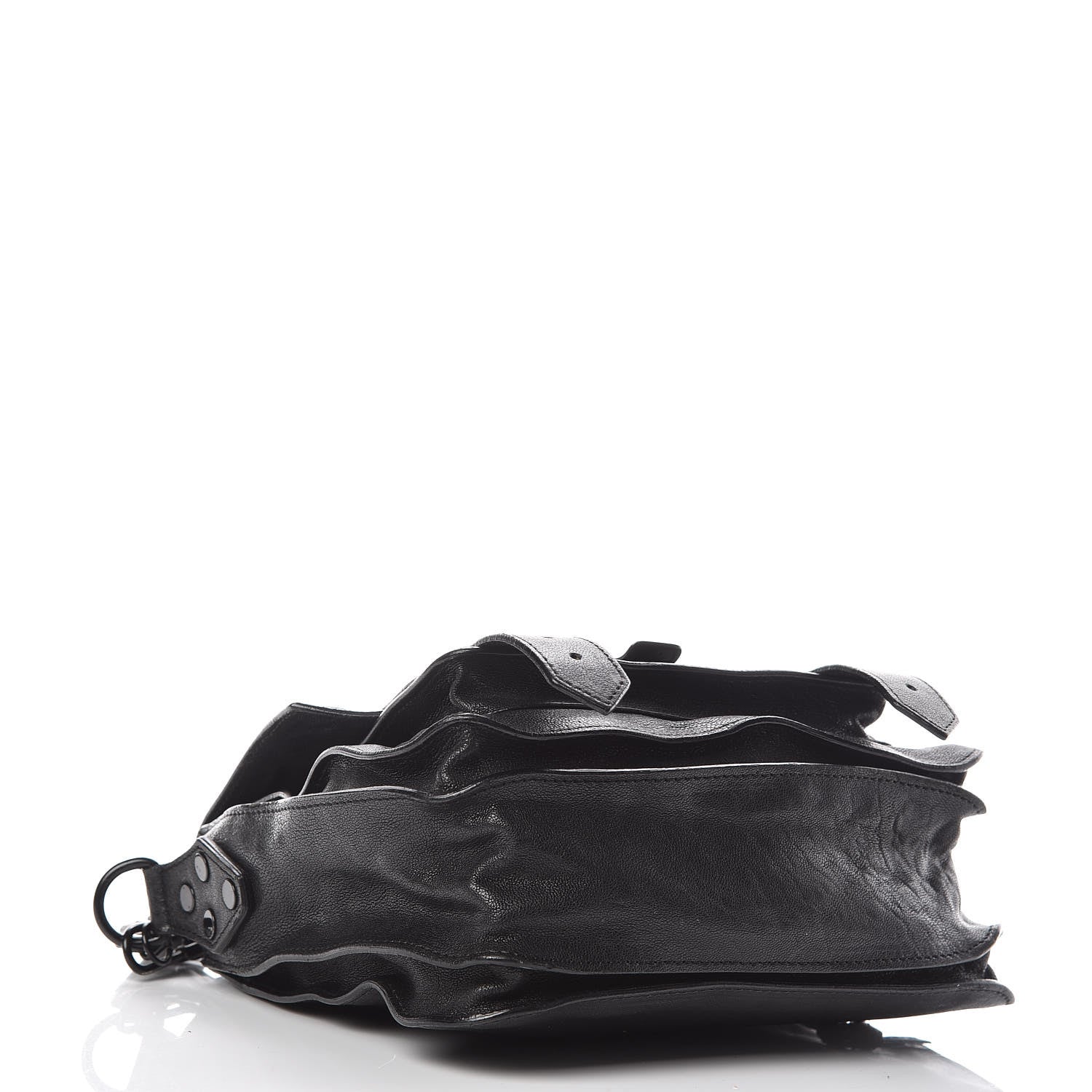 Proenza Schouler Lambskin PS1 Mini Pouch Messenger Black 4 of 19