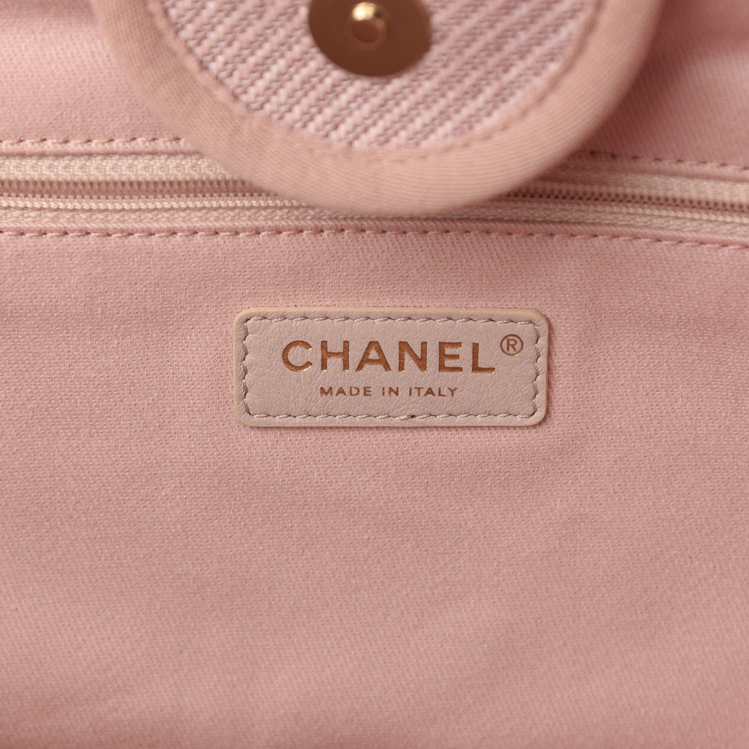 Chanel Mixed Fibers Calfskin Medium Deauville Tote Pink 8 of 11