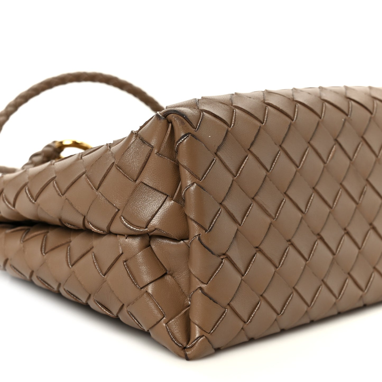 Nappa Intrecciato Small Andiamo Shoulder Bag Pinecone