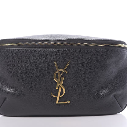 Saint Laurent Grain De Poudre Monogram Belt Bag Black 9 of 9