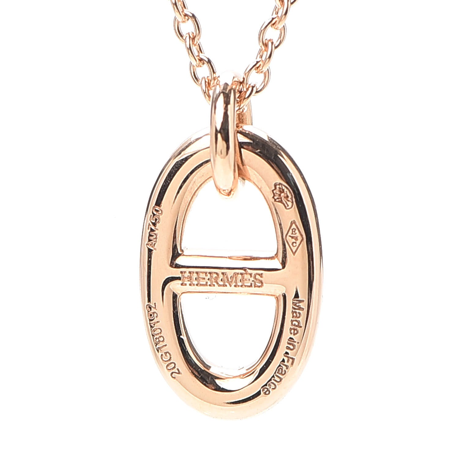 Hermes 18K Rose Gold PM Farandole Pendant Necklace 4 of 6