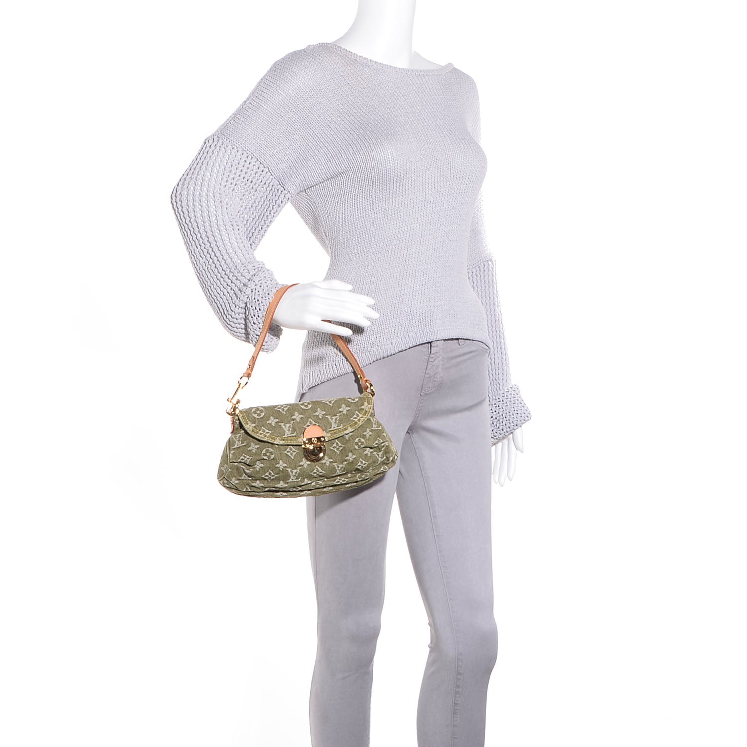 Louis Vuitton Monogram Denim Mini Pleaty Lichen 2 of 7
