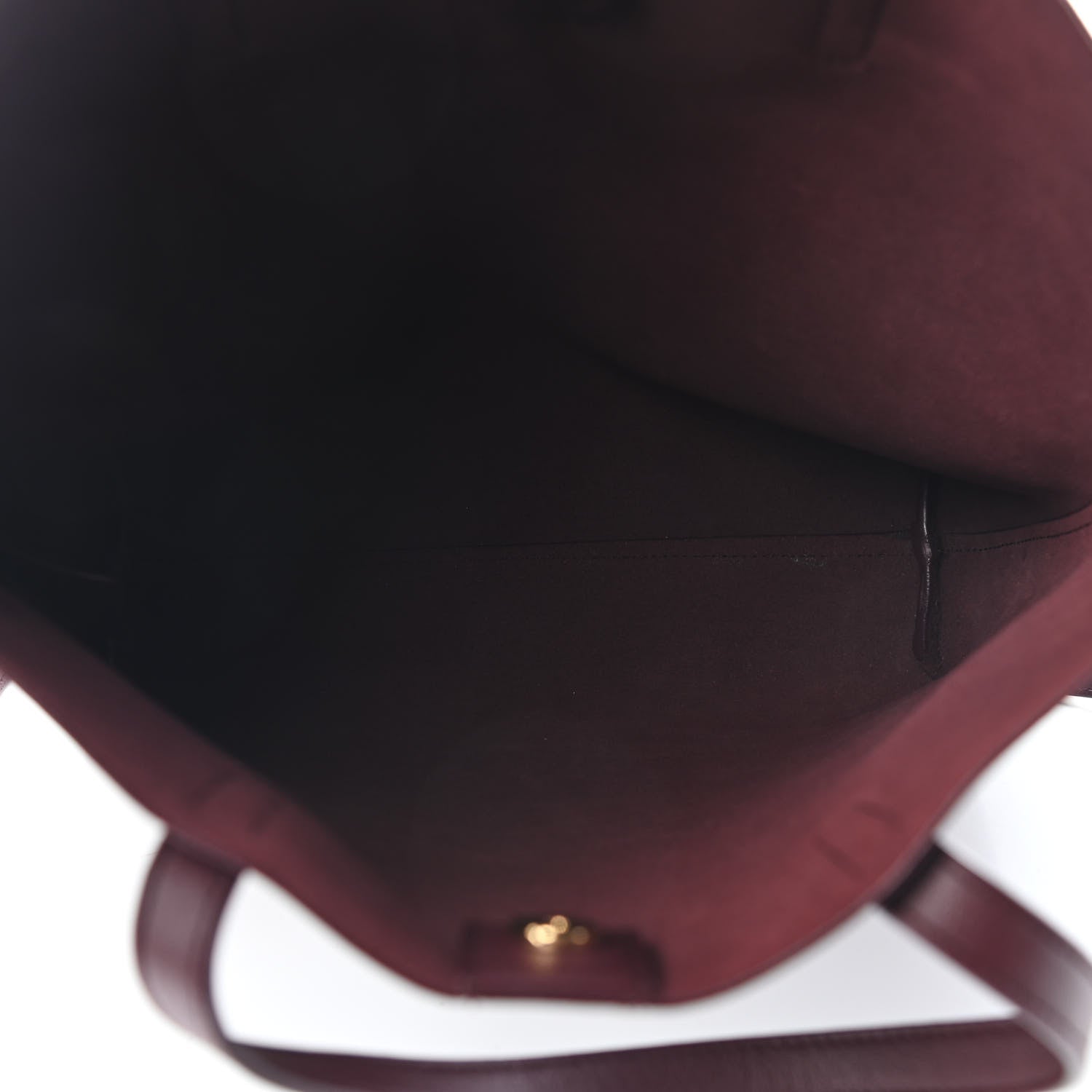 Saint Laurent Calfskin Toy Shopping Tote Dark Red 5 of 8