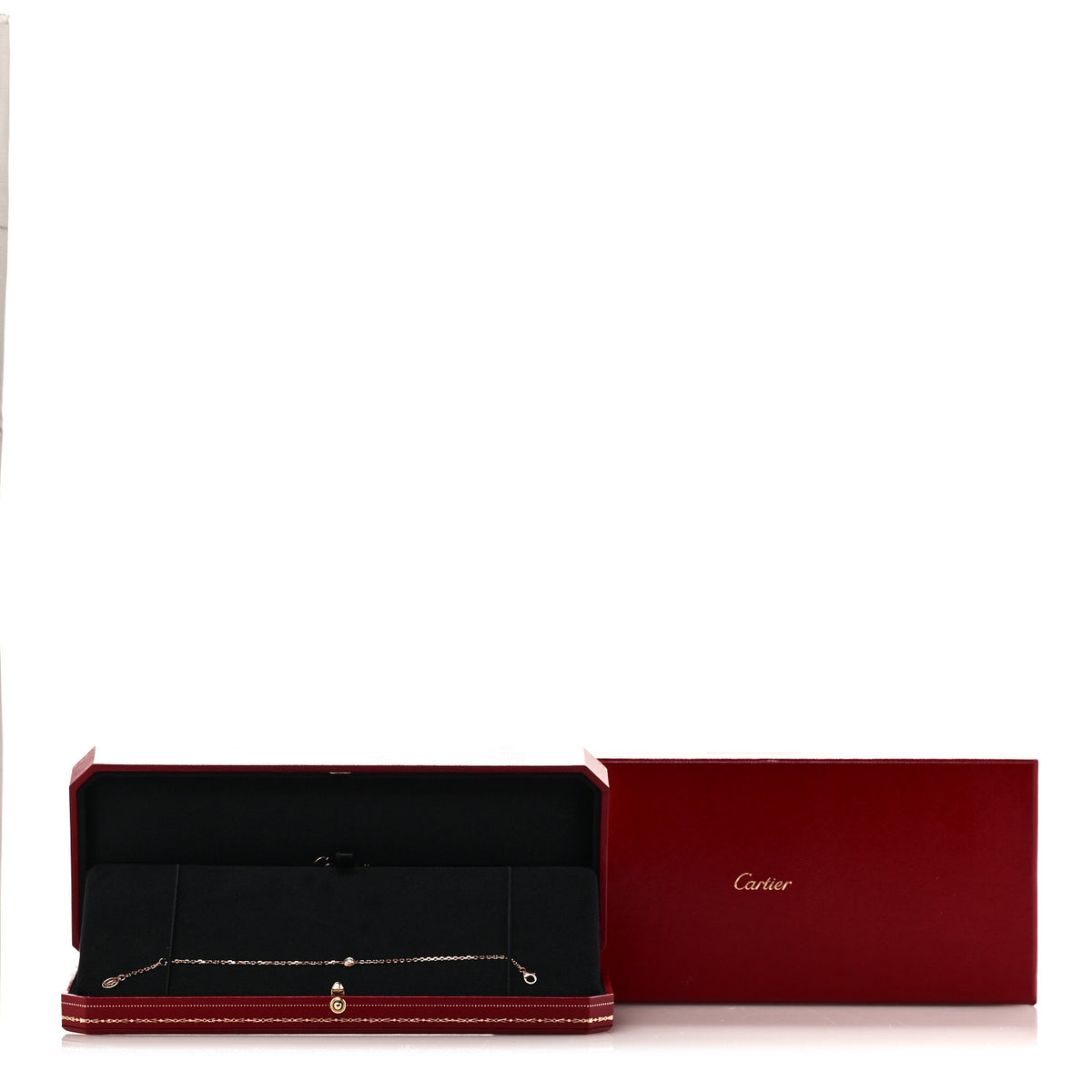 Cartier 18K Pink Gold Diamond MM D'Amour Bracelet 5 of 5