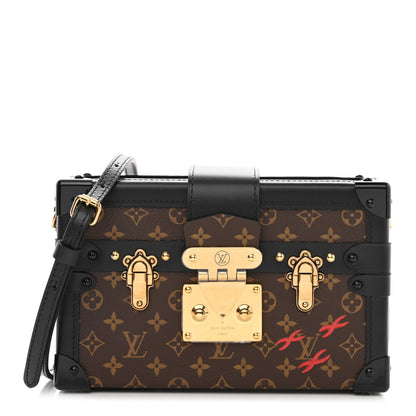 Louis Vuitton Monogram Petite Malle Black 1 of 10