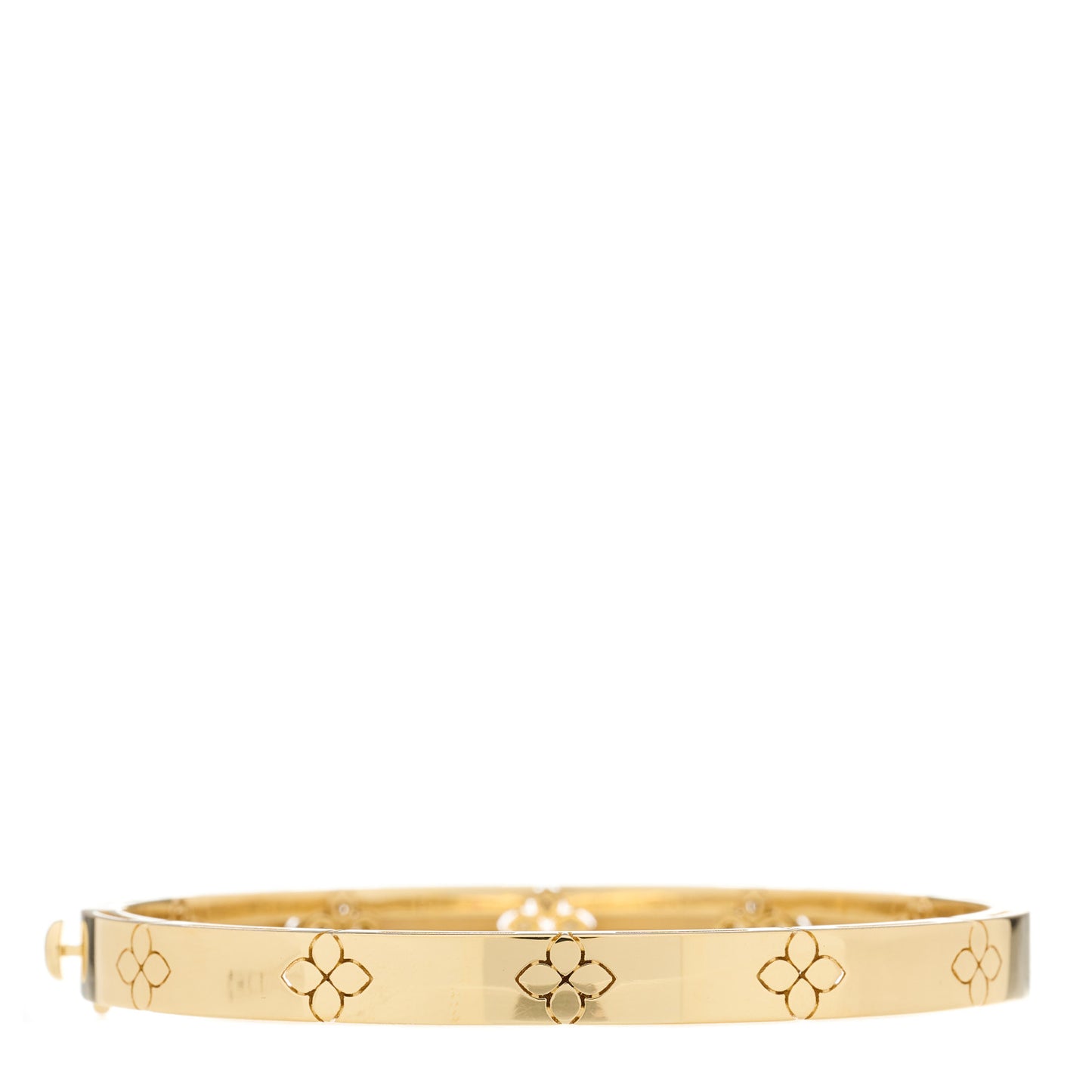 18K Yellow Gold Diamond Medium Love in Verona Bangle Bracelet