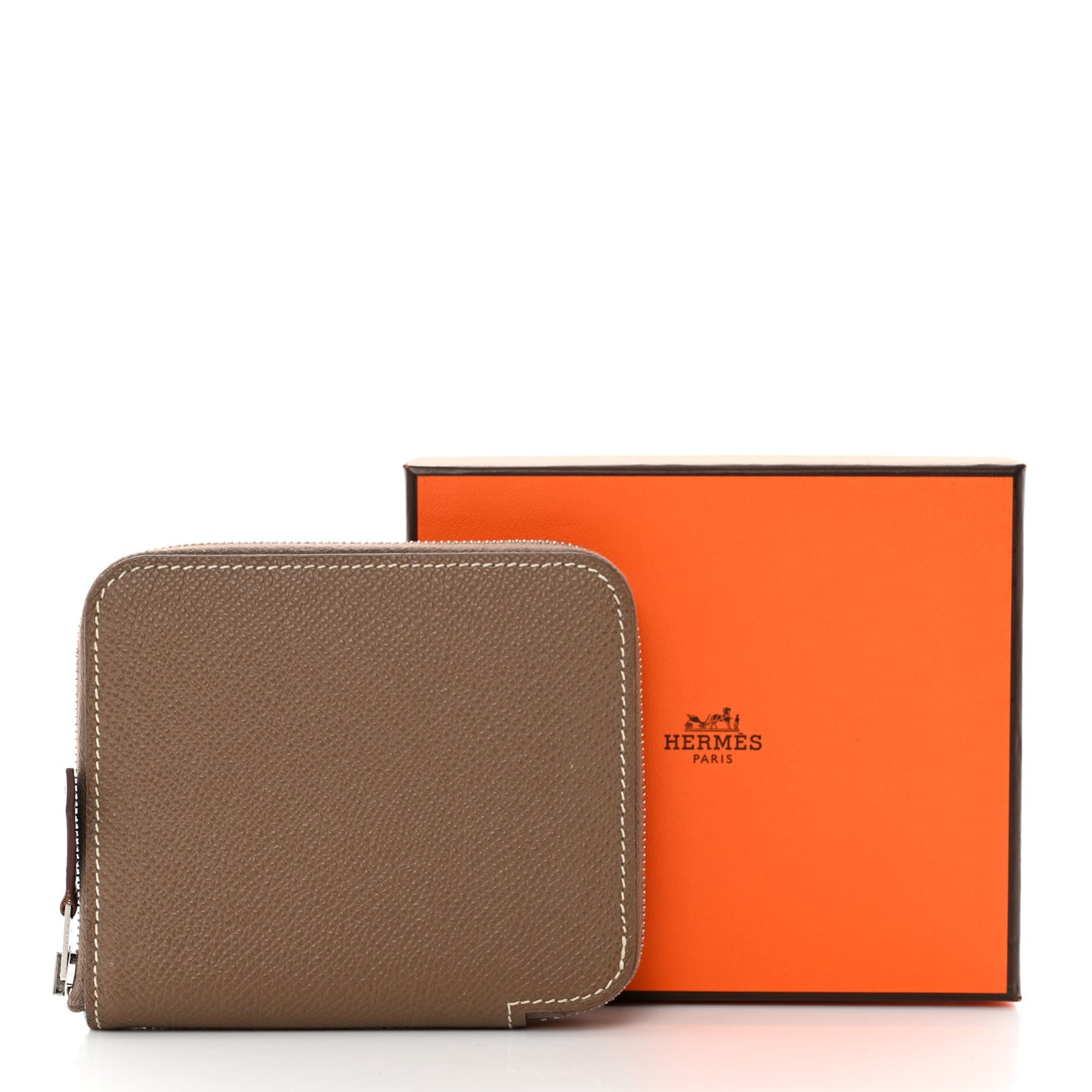 Epsom Silk'in Compact Wallet Etoupe