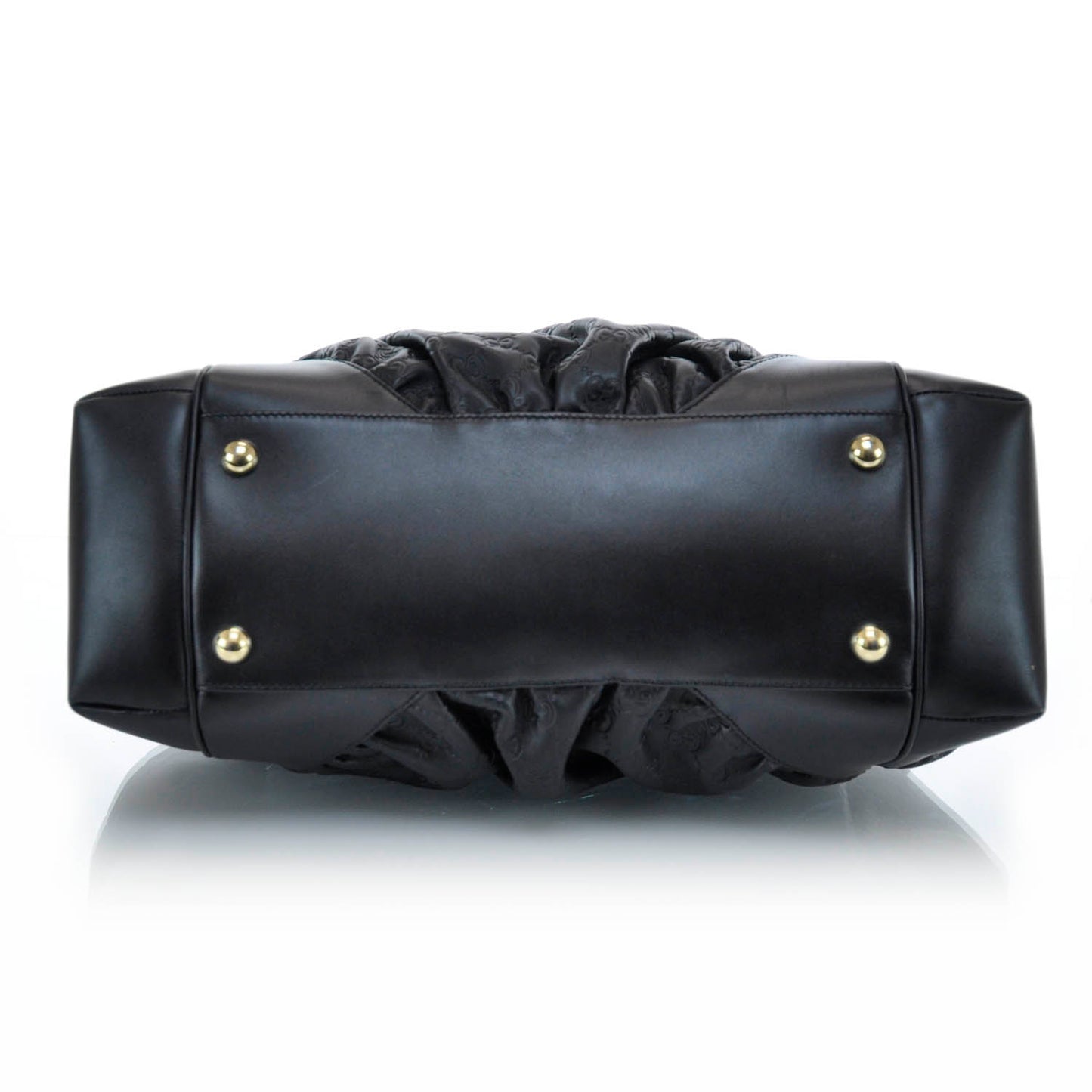 Guccissima Full Moon Tote Black