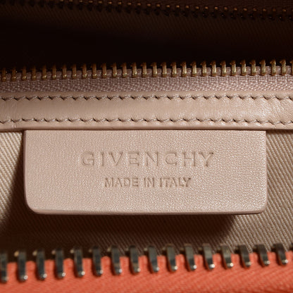 Givenchy Smooth Calfskin Medium Bi-Color Antigona Orange Beige 6 of 9