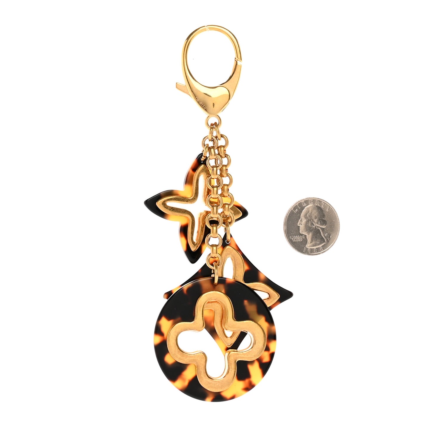 Insolence Bag Charm Ecaille