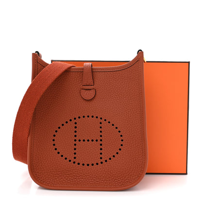 Hermes Taurillon Clemence Amazone Evelyne TPM Cuivre 11 of 11