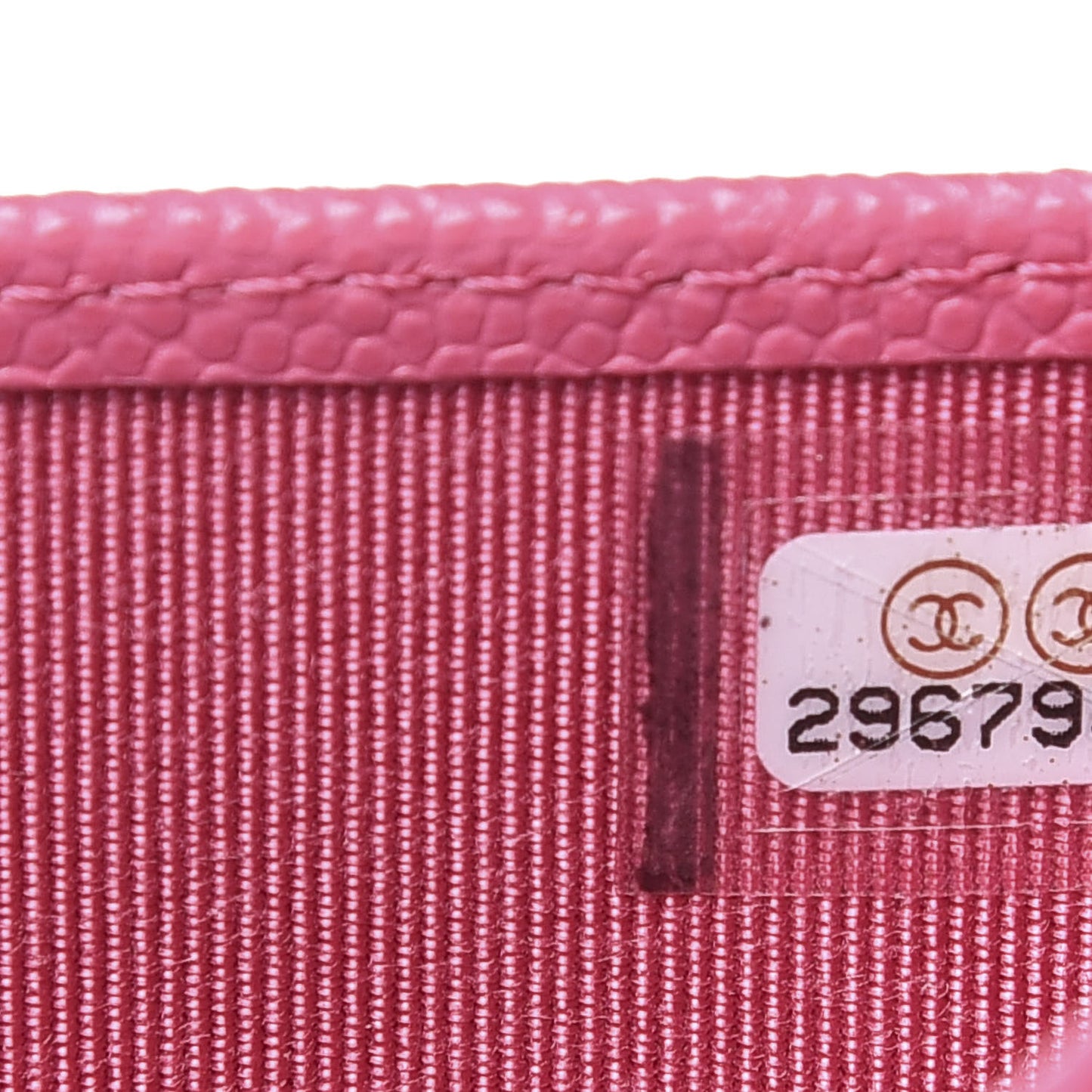 Caviar Quilted Large Flap Wallet Pink