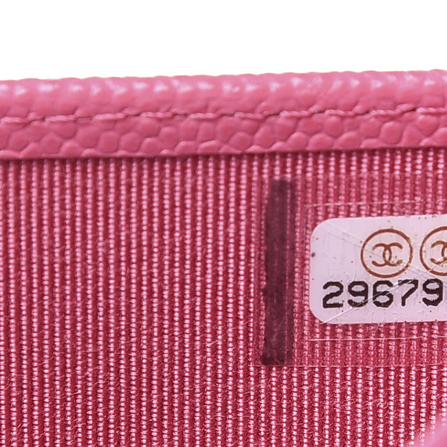 Chanel Caviar Quilted Large Flap Wallet Pink 9 of 10
