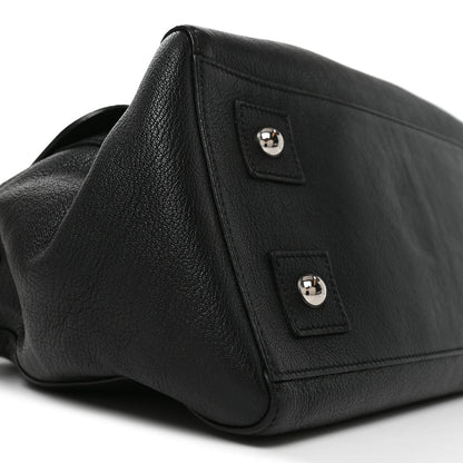 Mulberry Glossy Goatskin Medium Del Rey Satchel Black 8 of 9