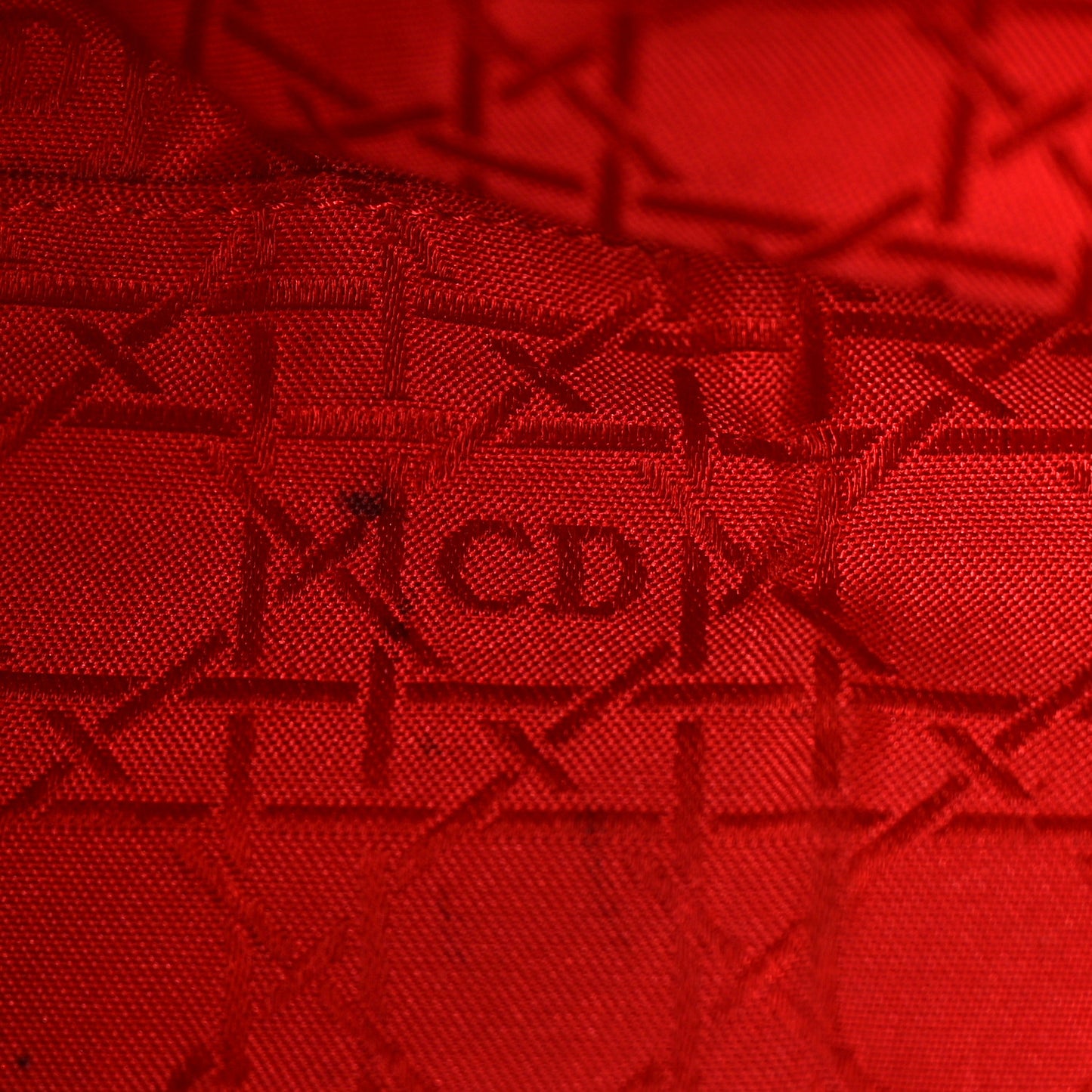 Nylon Cannage Large Lady Dior Black